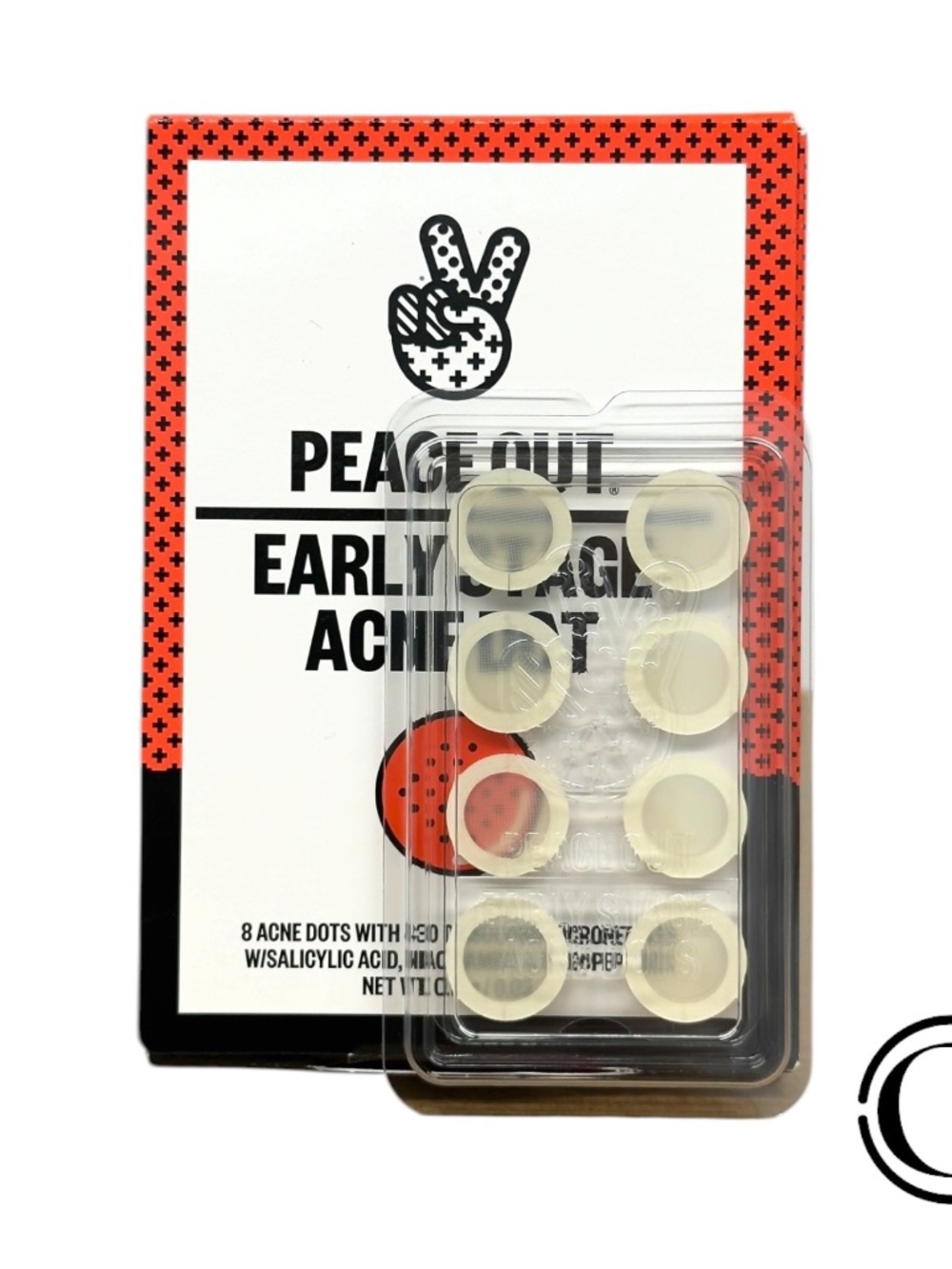 PEACE OUT Early Stage Acne Dots 8 Acne Dots with Salicylic Acid, Niacinamide NIB